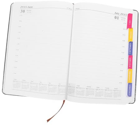 SHOWERORO Tagesplaner Planerbuch Mit Monatsplaner Und Wochenplaner Für Organisation Und Notizen Tragbares Notizbuch Für Schule Und Büro