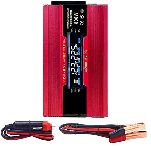 Power Inverter, Onda sinusoidale modificata Inverter di alimentazione for auto Onda sinusoidale modificata DC 12V A 220 Trasformatore Convertitore Convertitore Caricabatteria for auto Adattatore conve
