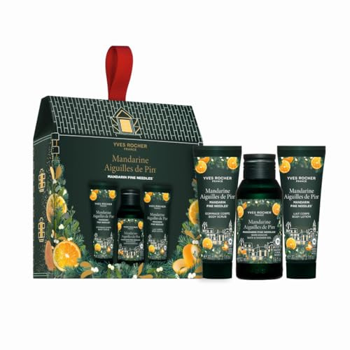 Yves Rocher Limited Edition - Mini Pflegeset Damen - 3-teilig | Feuchtigkeitsspendende Pflegeroutine im Set - Bodylotion, Peeling & Duschgel - Ideale Geschenkidee