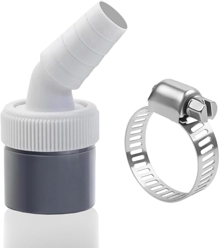 Washing Machine Waste Pipe Connector, 40mm Waste Pipe Fittings for Efficient Drainage, Universal Washing Machine Hose Connector with Secure Fit for DIY Plumbing and Home Maintenance