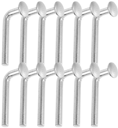 TOYANDONA 50piezas Pernos de Seguridad para Muebles Perno de Clip Pasador de Seguridad para Estanterías de Palés para Fijar Objetos Estanterías de Palés