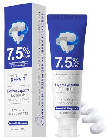 Byuexhp Dentifricio per smalto dei denti, 120 g, gel per la riparazione dei denti, dentifricio rigenerante per la rimozione degli odori, la salute, le macchie, la bocca, le donne, gli uomini, la