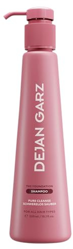 Dejan Garz Shampoo Feuchtigkeitsspendend – The Foundation – Sanfte Tiefenreinigung & Frizz-Kontrolle – Alle Haartypen – Shampoo fettiges Haar – Panthenol & Glycerin (300 ml)