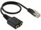 CABLEPELADO Cable Adaptador teléfono RJ9 Macho a 2X Jack de 3.5 mm | 1x TRS Jack 3.5mm Auricular + 1x TRS Jack 3.5mm micrófono | RJ9 4P4C | Conversor Auricular micrófono teléfonos IP de Cisco