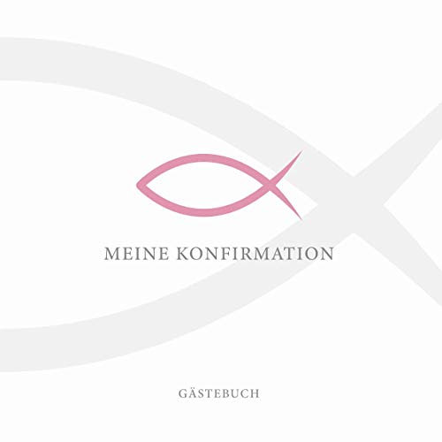 Meine Konfirmation Gästebuch: 108 dezent verzierte Seiten zum selber Gestalten und Hineinschreiben von Glückwünschen・Mit Fingerabdruck Baum・Tolle Idee zur Erinnerung an die Konfirmation