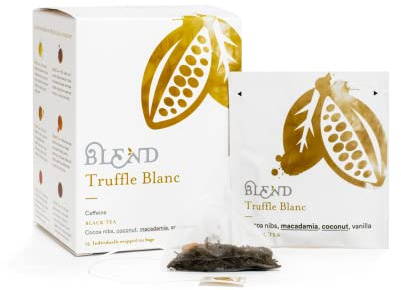 Blend® Tè Nero Aroma Vaniglia, Cocco e Noci Macadamia - 15 Piramidi (30 Gr) | Aromatizzato