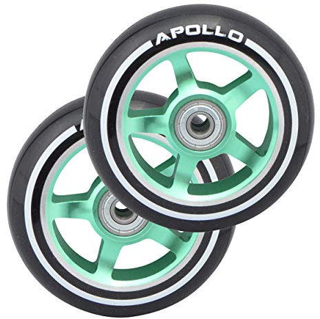 Apollo Stunt Scooter Ersatzräderset Pro Wheels - ABEC9 Kugellager, Roller Rad Ersatz-Räder passend Stunt-Scooter