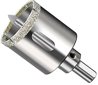 Spryaut 40mm Diamond Hole Saw, Hollow Core Drill with Center Pilot Drill Bit for Glass/Pottery/Marble/Tile/Ceramic Tile (16-120mm)