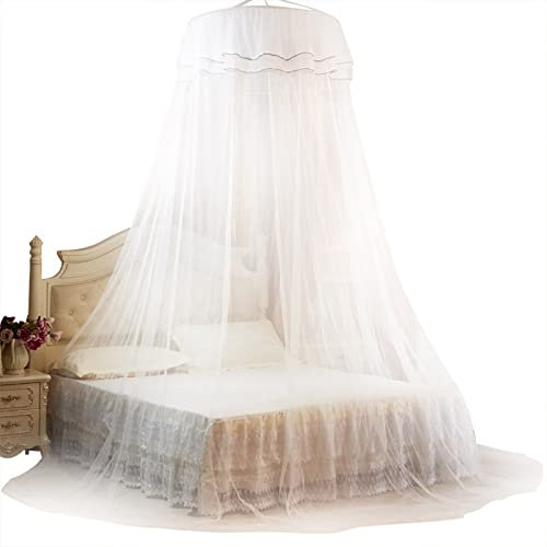 Zanzariere, Zanzariera per letto, tenda da letto Zanzariera a cupola per adulti, baldacchino per zanzariera per letto singolo matrimoniale, zanzariera portatile a maglia fine per viaggi, campeggio,