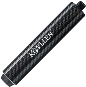 KONLLEN 15,2 cm Pool Queue Stick Verlängerung mit Stoßstange Holz Billard Queue Verlängerung Billard Zubehör