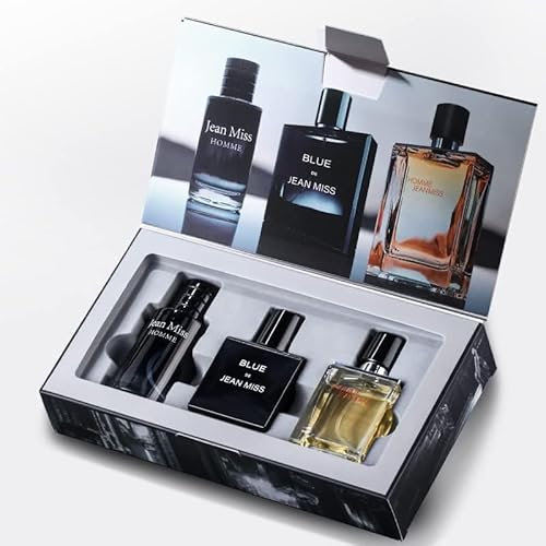 Pack Regalo 3 Perfumes para Hombre - Fragancias Masculinas de Lujo en Esencias Frescas, Amaderadas y Orientales - 3 x 30ml, Envase Elegante para Regalo