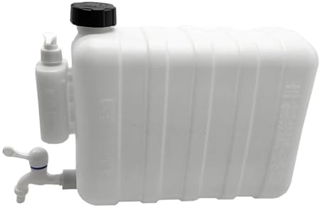BOVUXKJH Depósito de Agua Colgante 14L para Camiones Bidones de Agua, Tanque Portátil de Polipropileno Reforzado 47x29x16cm Ahorra Espacio sin Soporte, Ideal para Remolques Autocaravanas y Agricultura