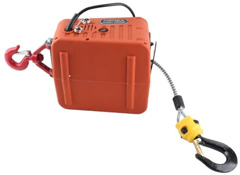 Verkstadskran Elektrisk hiss Bärbar kraftvinschkran med fjärrkontroll 500KG Kapacitet 7,6M Maximal lyfthöjd 1500W
