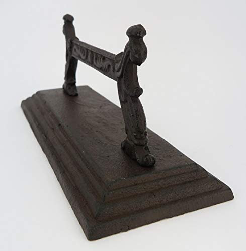 Clever-deko Shoe Scraper Shoe Scraper Shoe Cleaner Cast Iron Door Mat Antique Rustic Art Nouveau Boot Scraper Metal