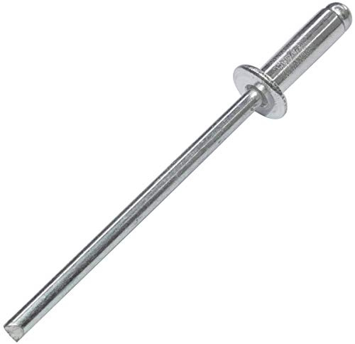 AERZETIX - C48099 - Lot de 100 Rivets aveugles standard Ø3.2x10mm aluminium/acier - DIN 7337 A - rivet pop à rupture de tige