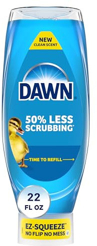 Dawn EZ-Squeeze Ultra Jabón líquido para lavar platos, aroma original, 22 onzas líquidas