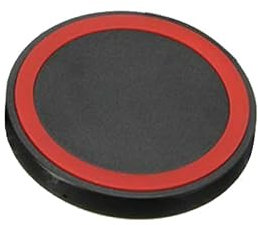 Cargador inalámbrico QI para Smartphone y Tablet, Carga sin Cables para telefonos moviles compatibles Color Rojo - Todotumovil