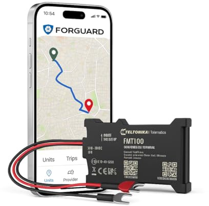 Localizador GPS para Coche FMT100 con Seguimiento en Tiempo Real y Alarma antirrobo | SIM incluida | Instalación Directa a batería | App Web/móvil | 1 Mes Suscripcion Gratis