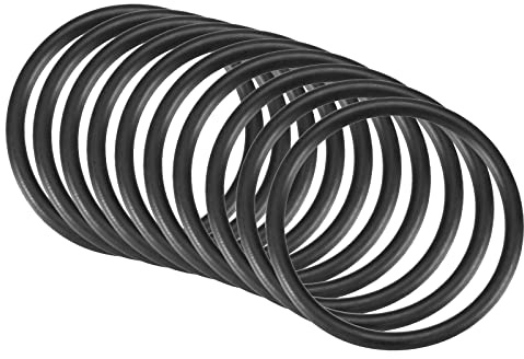 QUARKZMAN 10 Stk Nitrilkautschuk Gummidichtung 42x36x3mm, Schwarz | Runde Dichtring für Wasserhahn Klempner Reparatur Dichtung Verbindung