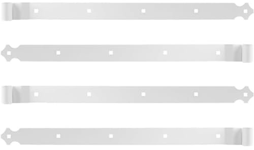 4 Penture Percée - Aluminium - Longueur 544 mm - Diamètre 14 mm - pour Volet battant - Charnière pour Volet Battant - Fabrication Française