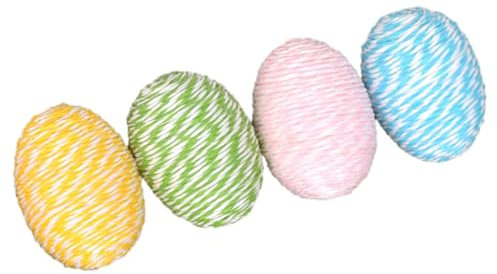 VICASKY 4stücke Osterdeko Bunte Schaum-Eier Für Kreative Dekorationen Für Festlichkeiten Fotorequisiten Und Party-zubehör Leicht Und Vielseitig Verwendbar