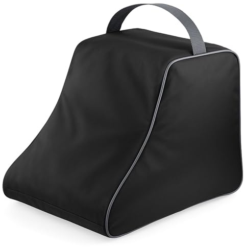 Outdoor World Deluxe Hiking Boot Bag Breathable Shoe Carry Case Storage for Walking Hiking Work Golf Hockey Rugby Football Military Boots (Black)