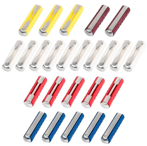 Delon Technology - Torpedo Fuses 25pcs Assortment, 3x5A, 10x8A, 5x16A, 5x25A, 2x40A, 6x25mm / 0.23 x 0.97 Inch, max 32V