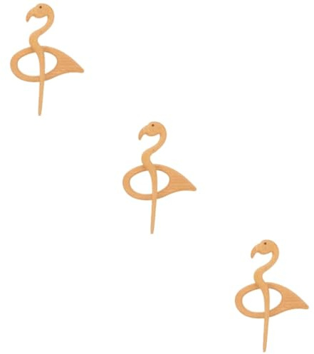 Beaupretty 3 Pièces broche en bois Broche de vêtements pour femmes esthétique de la s chapeau pour vêtements du chapeau épingle esthétique épingle en bois