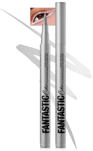 Silber Eyeliner Stift, Waterproof Silver Liquid Eye Liner Pen for Women