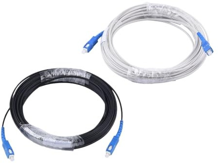 JPVLCNDJ Cavo di prolunga in fibra ottica UPC SC-SC, monomodale, single-core, simplex, for interni ed esterni, 10 m/20 m/30 m(Outdoor 20M)