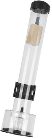 CHICIRIS Skimmer de Proteínas Acrílico, Accesorio de Filtro de Pecera para Calidad de Agua Marina con Bomba de Aire para Acuario de 20-30 Cm