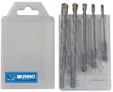 Krino 03085700 - Set Punte Universale Foratutto con Attacco Esagonale 1/4 - 5 Pezzi
