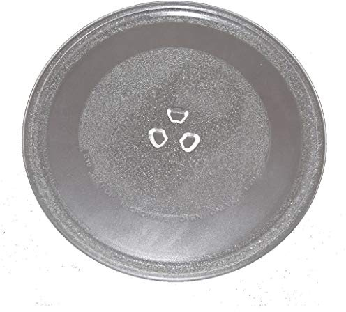 Yourspares Microwave Turntable Glass Plate 255mm Compatible With Russell Hobbs Sainsburys Samsung Sanyo Sharp Swan