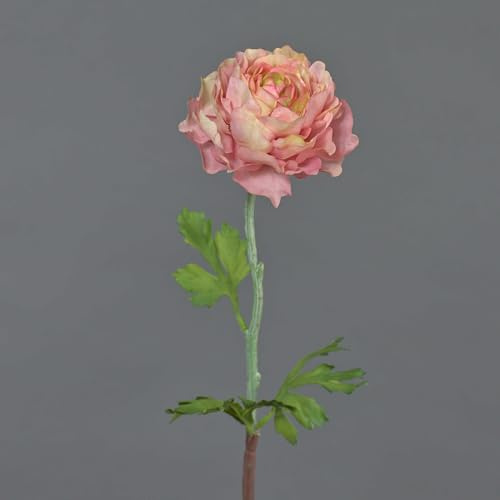 artplants.de Ranunkel künstlich ELORIO, rosa-pink, 50cm - Ranunkel Kunstblume/Seidenpflanze