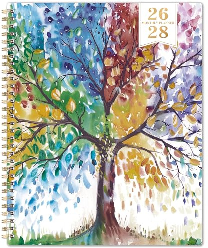 2026-2028 Monthly Planner - 2026-2028 Planner from July 2026 - June 2028, 8.5'' x 11'', 2 Year Monthly Planners with Double-Side Pocket, 24 Tabs