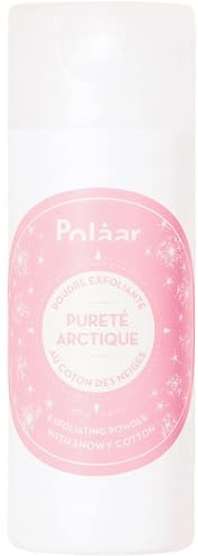 Polåar - Poudre Exfoliante Pureté Arctique au Coton des Neiges - Exfolie et nettoie, Débarrasse des Impuretés, Lisse, Révèle l'éclat - Toutes peaux - 99% Naturel, Vegan, Made in France - 40g