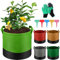 TAVADA 5 Sacs de Plantation Non Tissés de 10 Gallons - Avec 5 Étiquettes - Pour Pommes de Terre, Tomates, Poivrons, Légumes