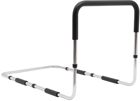 Asideros para personas mayores, ayuda para la entrada de la cama, barandilla de cama para personas mayores, barra de sujeción ajustable en altura, barandilla de protección para cama para adultos,