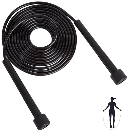 Senshuomy Adjustable Skipping Rope for Adult and Kids,Jump Rope,With Adjustable Length,Lightweight and Portable,Featuring a Comfortable Handle for Speed Jumping (6 Colour)