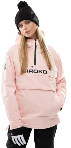 SIROKO - W6-W Flims Isolerad Snowboardjacka, Rosenröd, XL