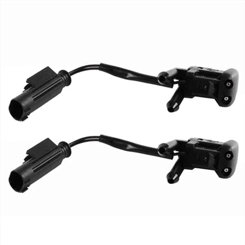 DSEQOPHH Rociador Parabrisas Compatible con 530i 2001 2002 2003 1 Par De Boquillas De Limpieza De Parabrisas Boquilla De Limpiaparabrisas Boquilla De Limpiaparabrisas 61668361042