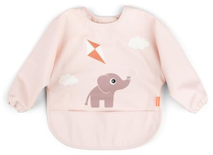 DONE BY DEER Babero de bolsillo con manga, polvo para parque infantil, ajustable, fácil de limpiar, sin desorden