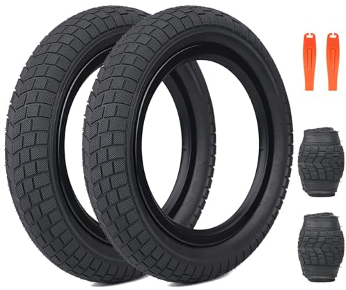 ZUKKA 2-pack vikbar 12/14/16 x 2,125 tum barncykel däck | Jacka kompatibel racercyklar stadscyklar BMX, MTB mountainbike, barncykel, trehjuling, Crusier Bicycle