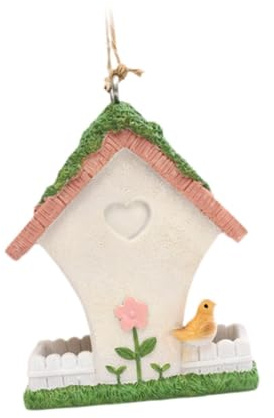 Sharplace Nichoir pour Petits Oiseaux, abri résistant aux intempéries, pour merles Bleus, nichoir pour, pour terrasse extérieure, clôture, Arbres, B