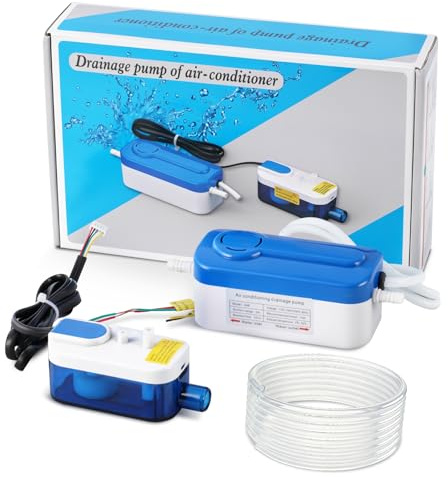 BAOSHISHAN Condensate Pump 24L/H Air Conditioning Condensate Pump | Includes 5M Drain Pipe, 600ML Tank,Supports AC Systems Up to 5KW
