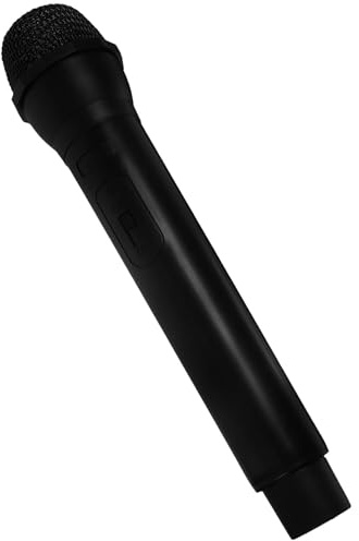 ERINGOGO Microphone Factice pour Garçon et Filles en Plastique Solide, Accessoire de Jeu de Rôle Léger et Réaliste, Microphone pour Fêtes et Spectacles, Modèle Non Électrique
