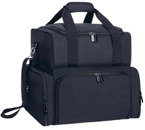 Custodia per smalto, borse per unghie per oggetti per unghie | Custodia da trasporto per kit da donna | Porta cosmetici per, custodia da viaggio per 70 bottiglie con supporto e tracolla per un
