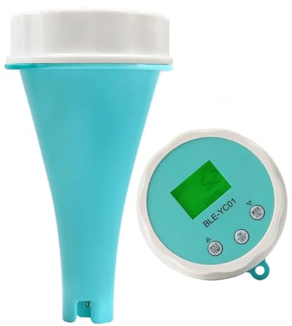 LLAWQSM Wassertester, 6-in-1-Smart-Schwimmbad-Wasseranalysator, PH, CL, TDS, EC, ORP, Temp-Tester, APP-Online-Monitor, Wasserqualitätstester