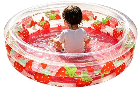Piscina Gonfiabile Bambini - Galleggianti Gonfiabili Rotondi,Piccola Piscina Ad Aria | Per Lago Spiaggia Fiume Feste Giochi Gioco All'Aperto Cortile Cane Animale Domestico Compleanno