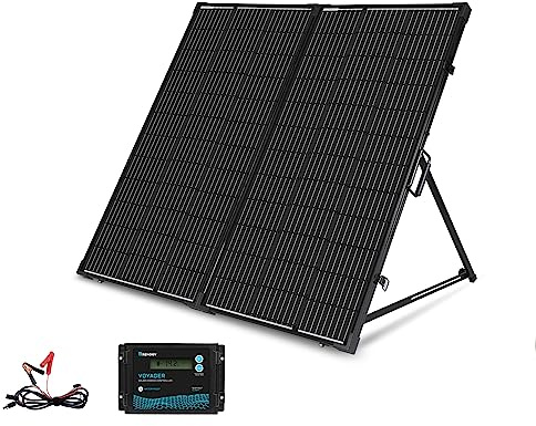 Renogy 200 W 12 V mono caja solar impermeable 20 A regulador solar LCD para autocaravana, camper barco